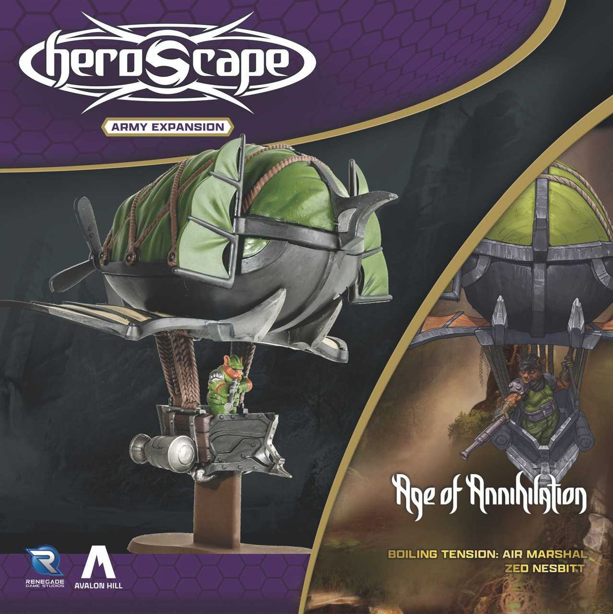 Heroscape: Air Marshal Zed Nesbitt Army Expansion