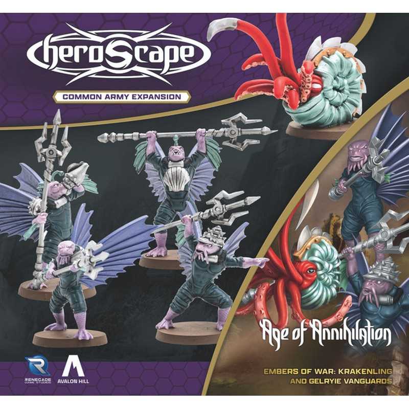 Heroscape: Krakenling and Gelryie Vanguards Army Expansion