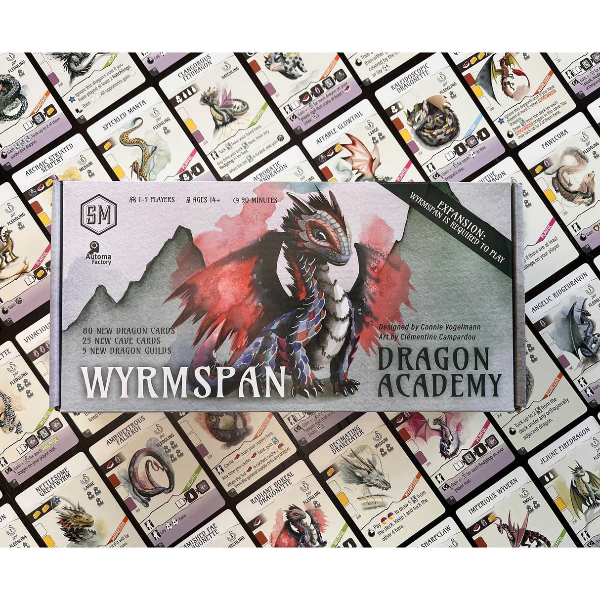 Wyrmspan Dragon Academy Expansion
