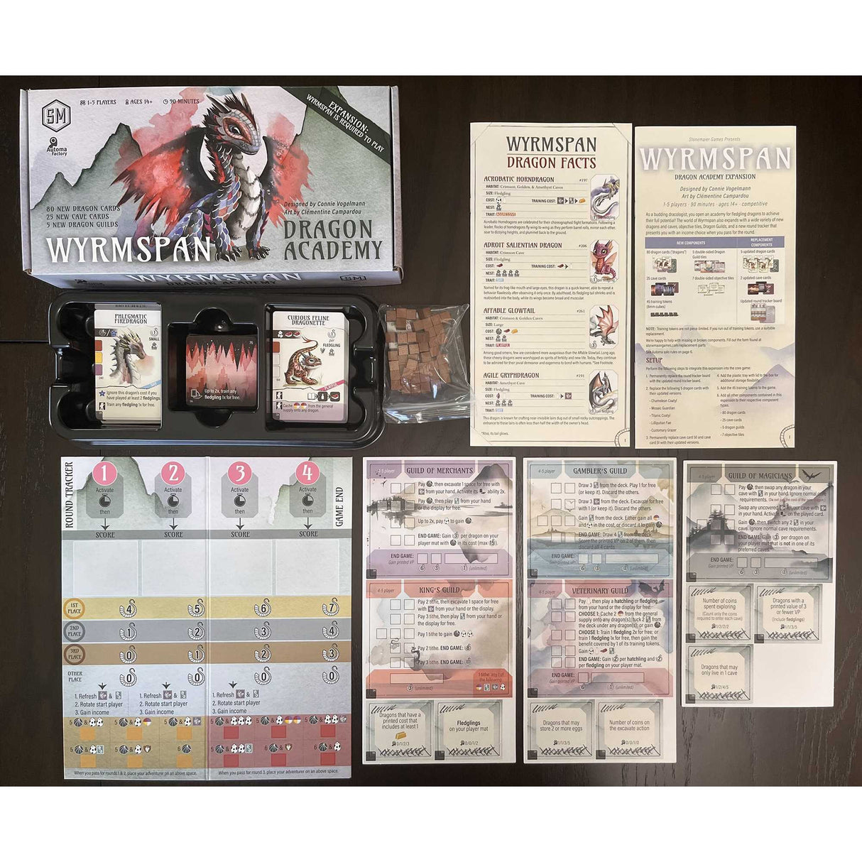 Wyrmspan Dragon Academy Expansion