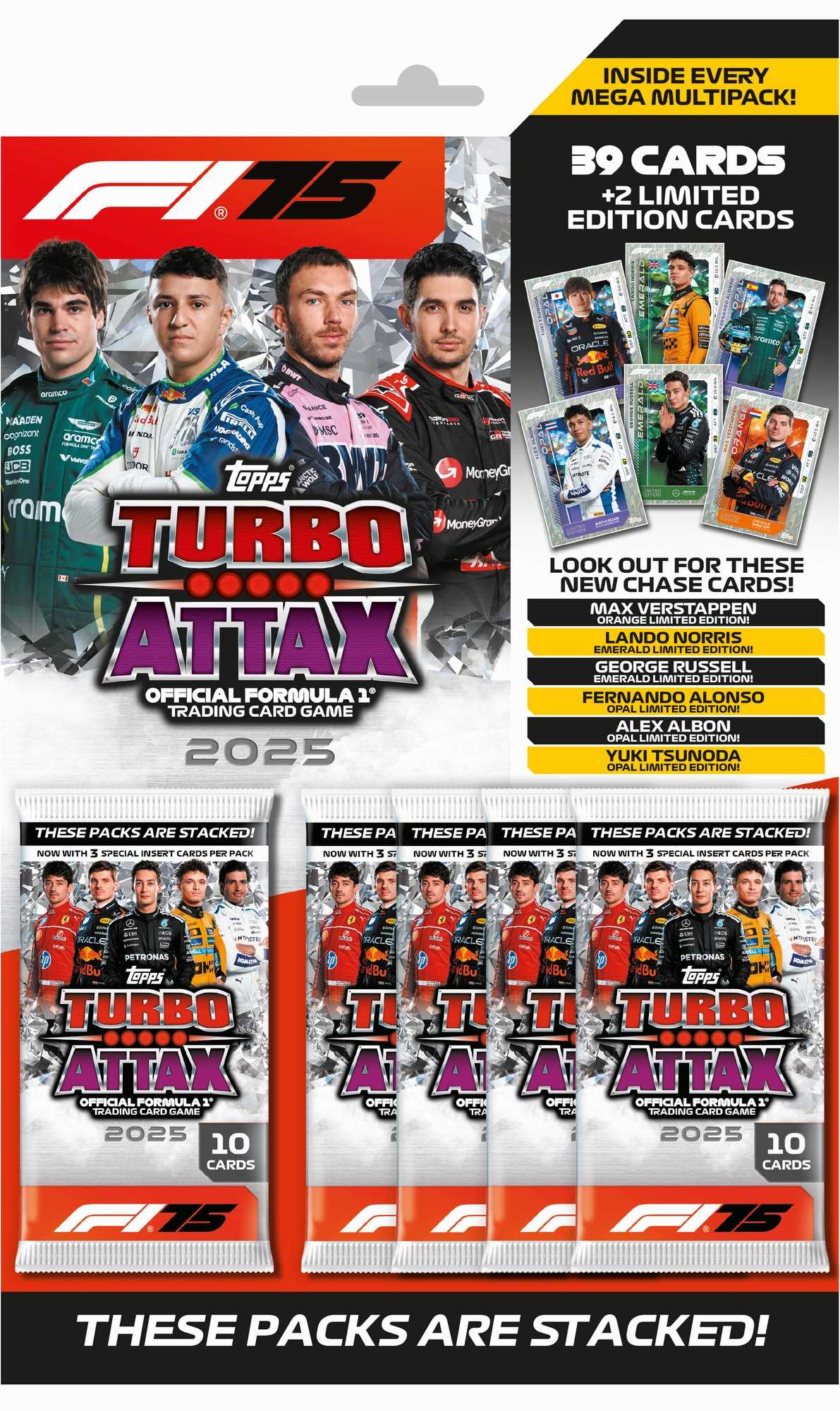 F1 Turbo Attax 2025 Multipacks