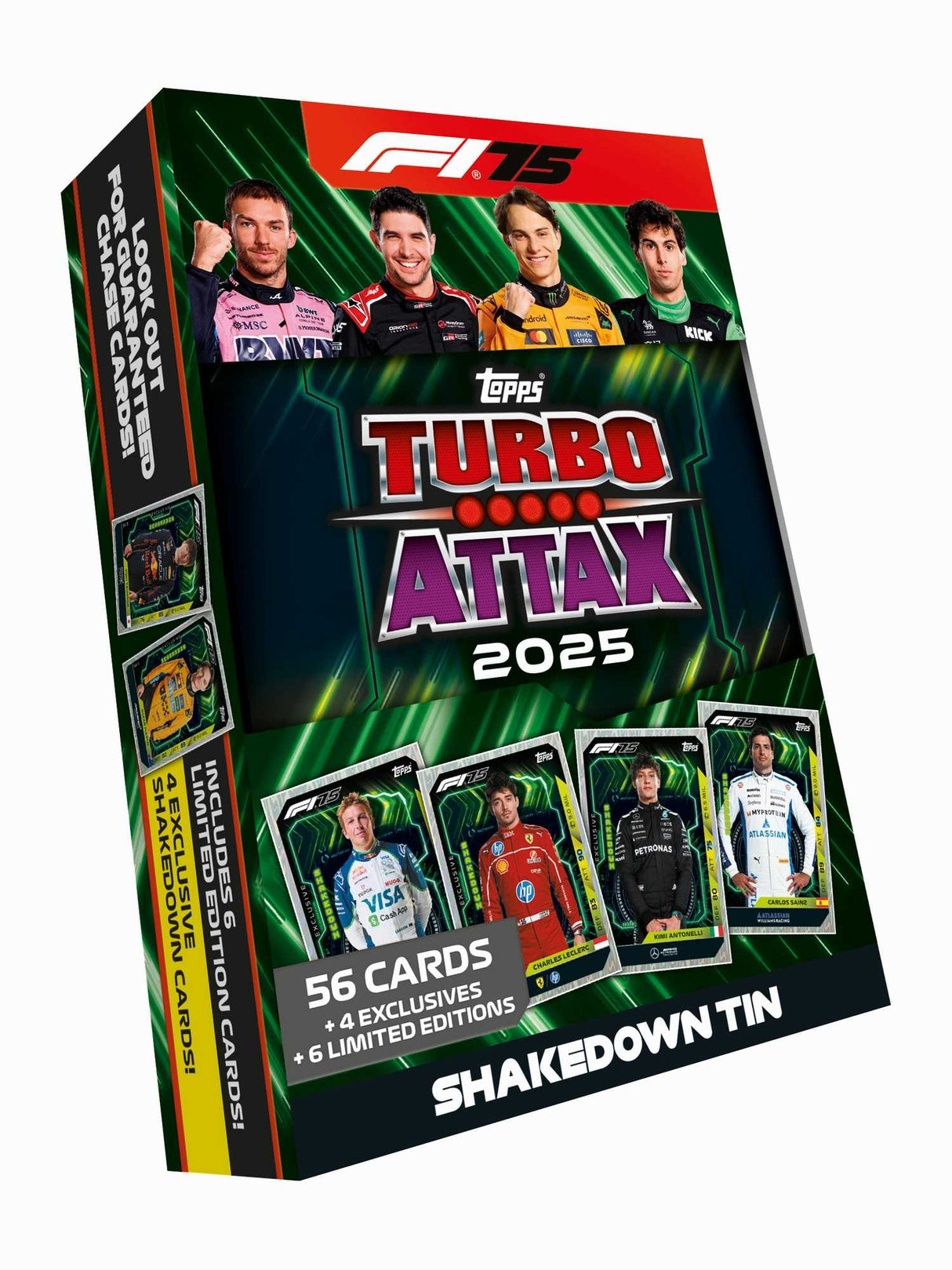 F1 Turbo Attax 2025 Mega Tins
