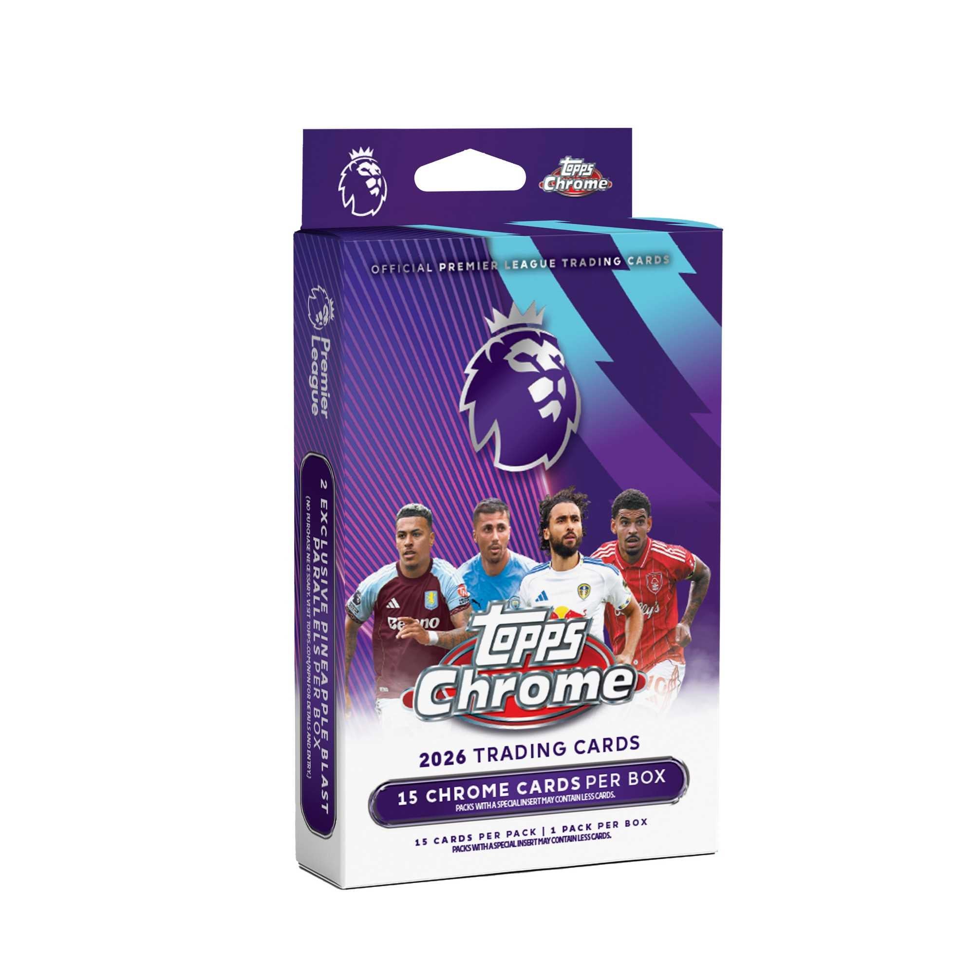 Topps Chrome Premier League Hanger Box 2026 – Asmodee UK