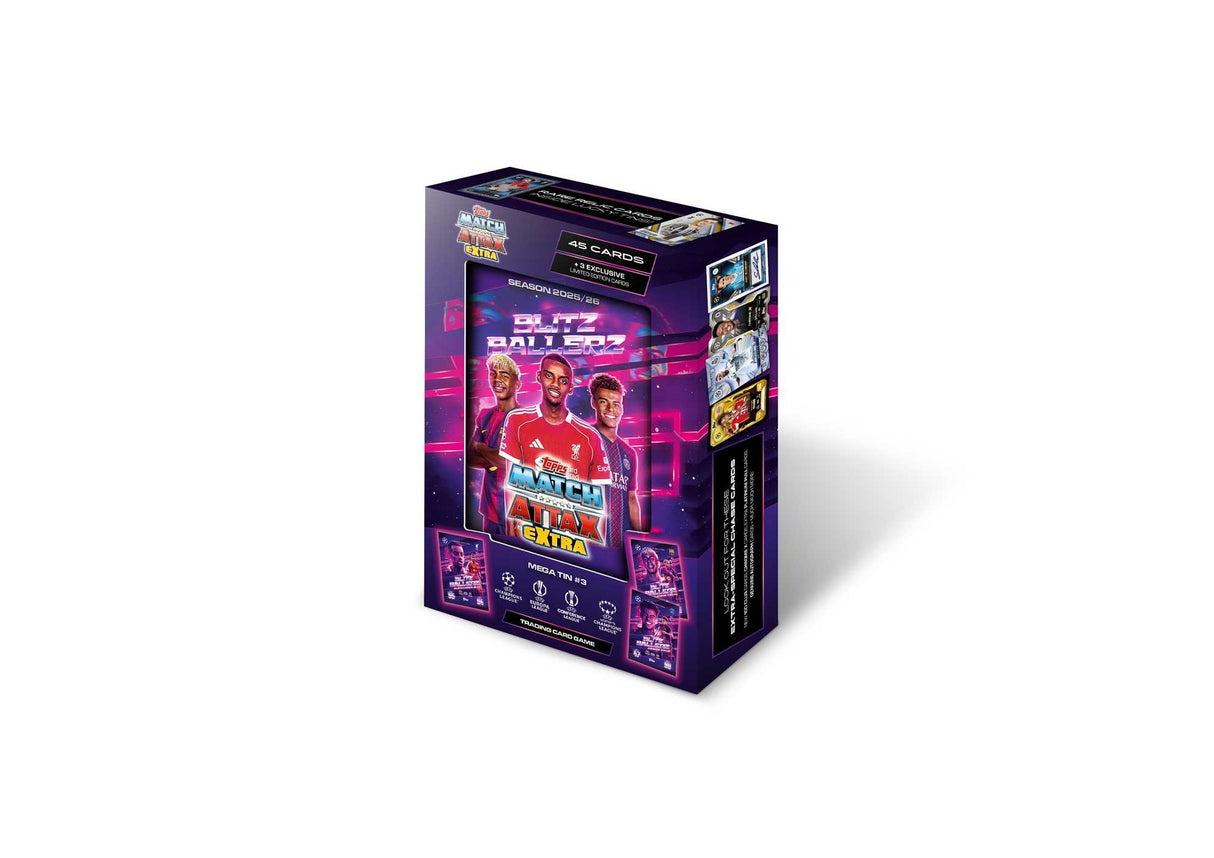 (CASE OF 24) UCC Match Attax 2026 Extra Mega Tin - Assorted