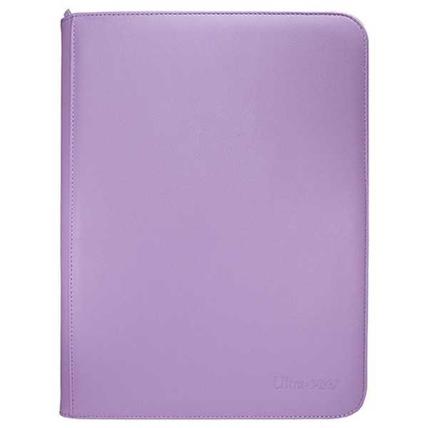 Vivid 9-Pocket Zippered PRO-Binder - Purple