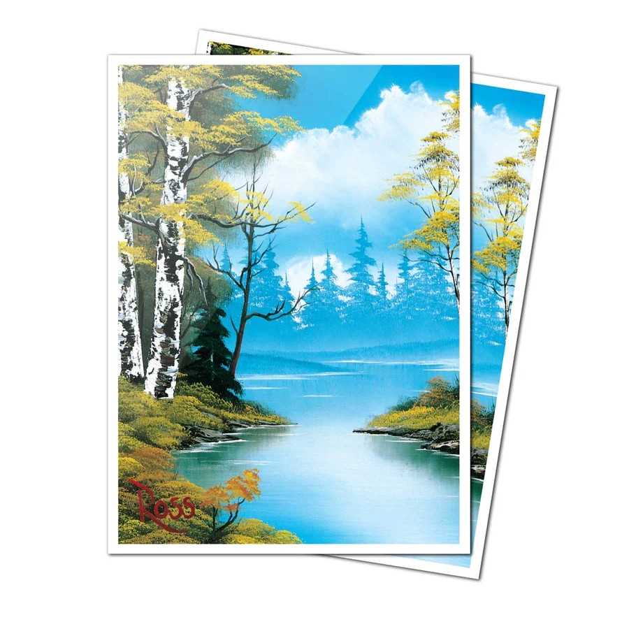 Bob Ross Lakeside Path 105ct Apex Deck Protector Sleeves