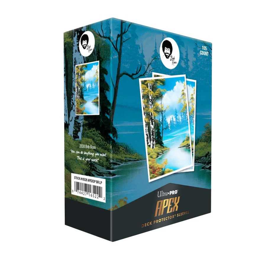Bob Ross Lakeside Path 105ct Apex Deck Protector Sleeves