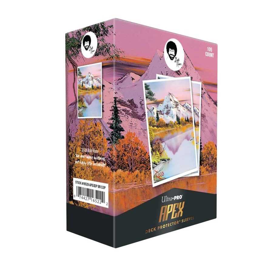 Bob Ross Mighty Mountain Lake 105ct APEX Deck Protector Sleeves