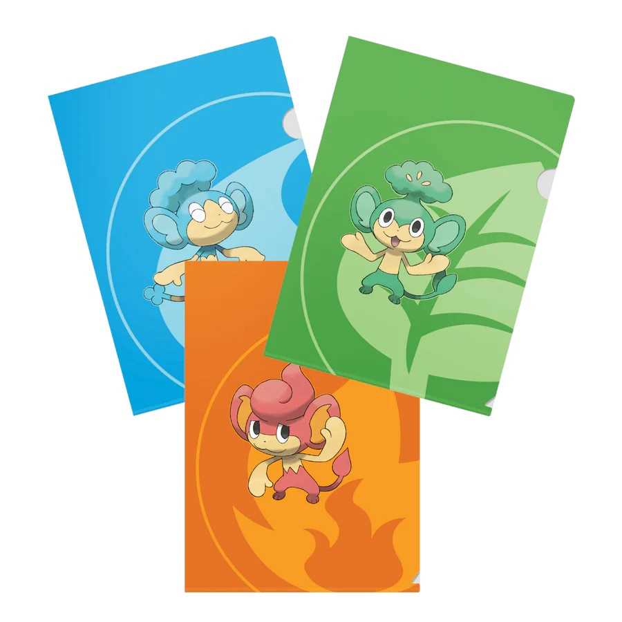 Pokémon Tournament Folios 3-Pack - Pansear, Pansage and Panpour (Series 4)