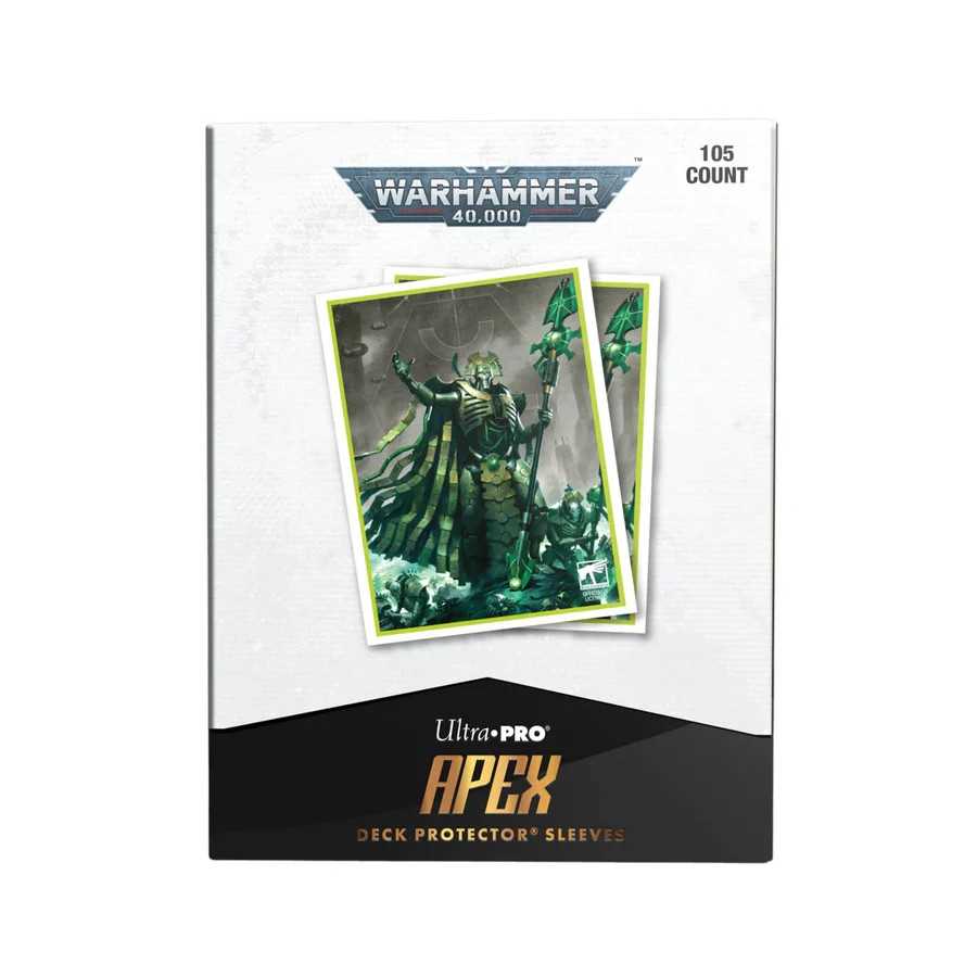 Warhammer 40,000: Necron Codex Aligned 105ct Apex Deck Protector Sleeves