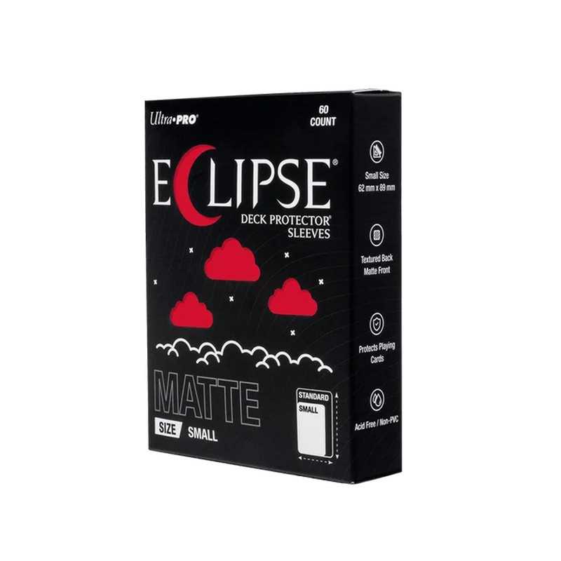 Eclipse Matte Small Deck Protector Sleeves: Apple Red - 60ct