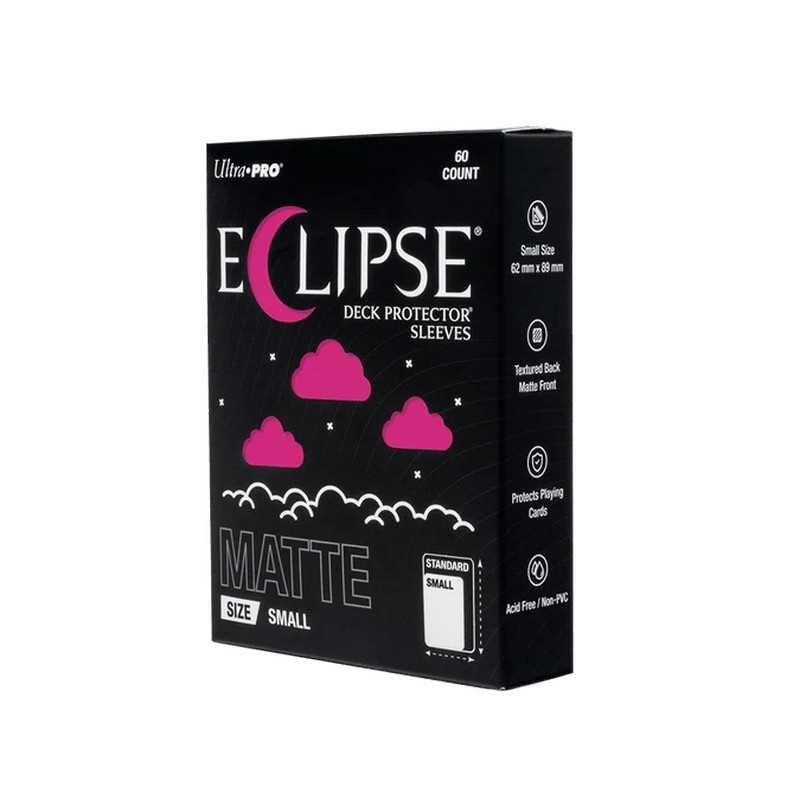 Eclipse Matte Small Deck Protector Sleeves: Hot Pink - 60ct
