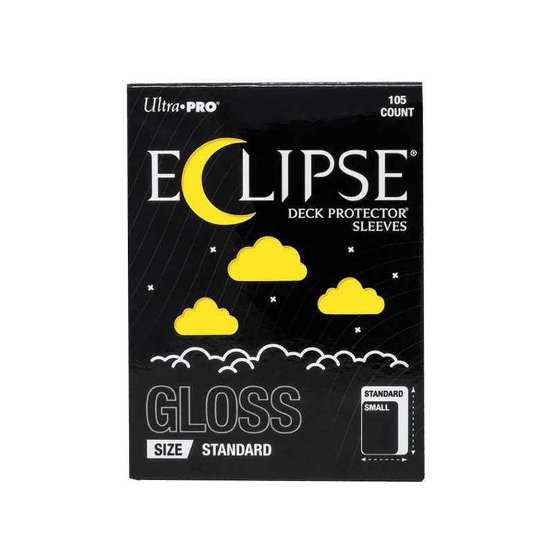 Eclipse Gloss Standard Deck Protector Sleeves: Lemon Yellow - 105ct