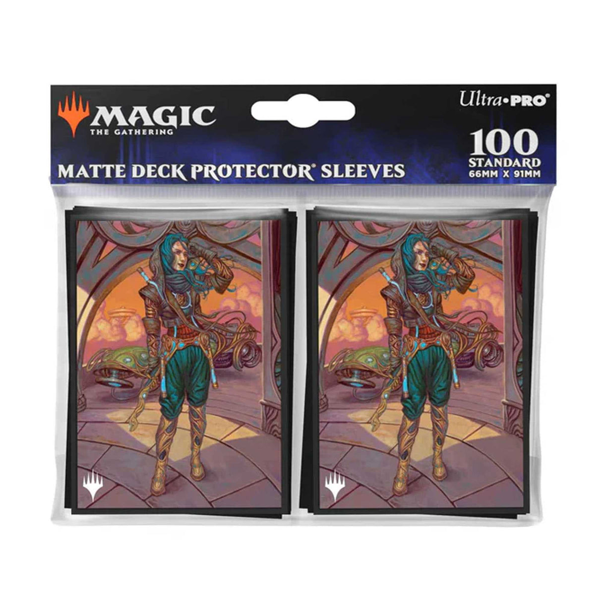 Magic: The Gathering - 2025 Multiplanar Race Set 100ct Deck Protector Sleeves Borderless Racer 1