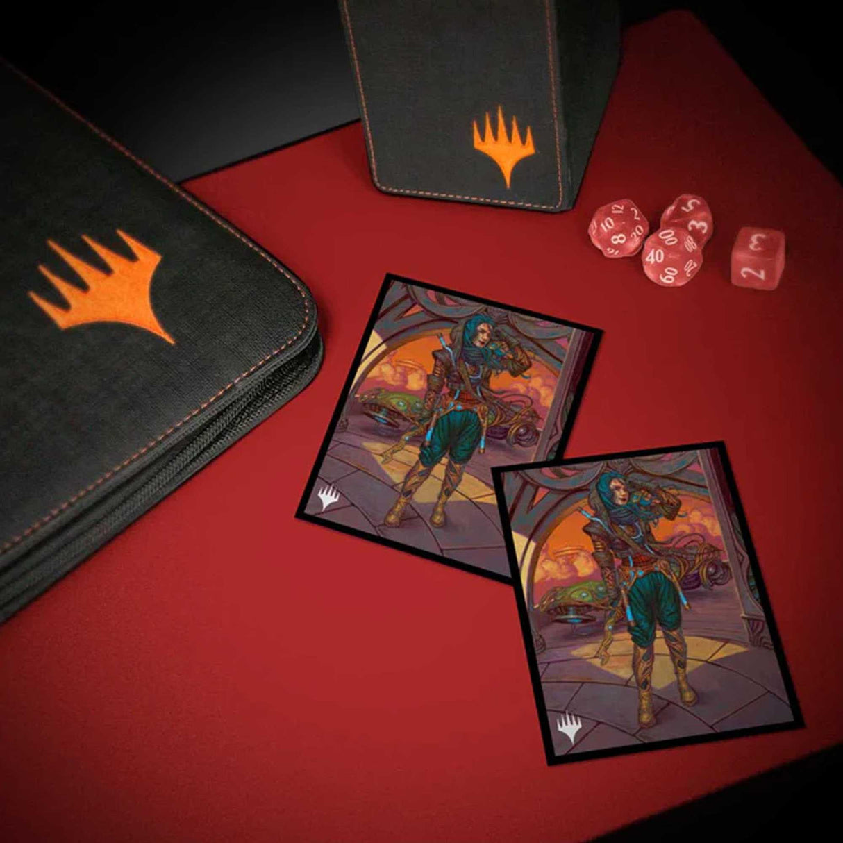 Magic: The Gathering - 2025 Multiplanar Race Set 100ct Deck Protector Sleeves Borderless Racer 1