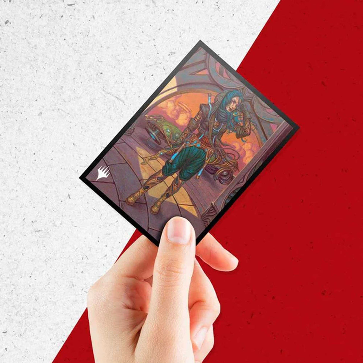 Magic: The Gathering - 2025 Multiplanar Race Set 100ct Deck Protector Sleeves Borderless Racer 1