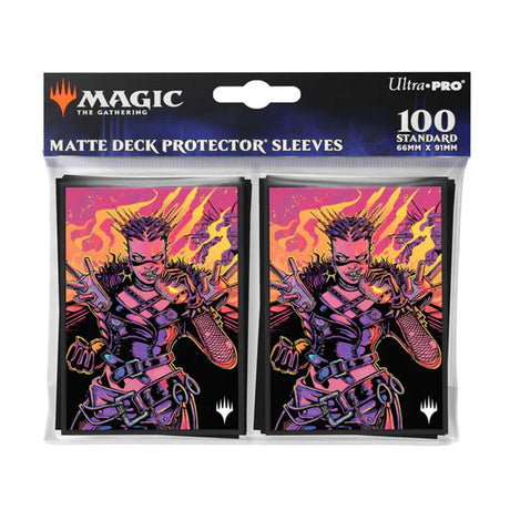 Magic: The Gathering - 2025 Multiplanar Race Set 100ct Deck Protector Sleeves Borderless Racer 4