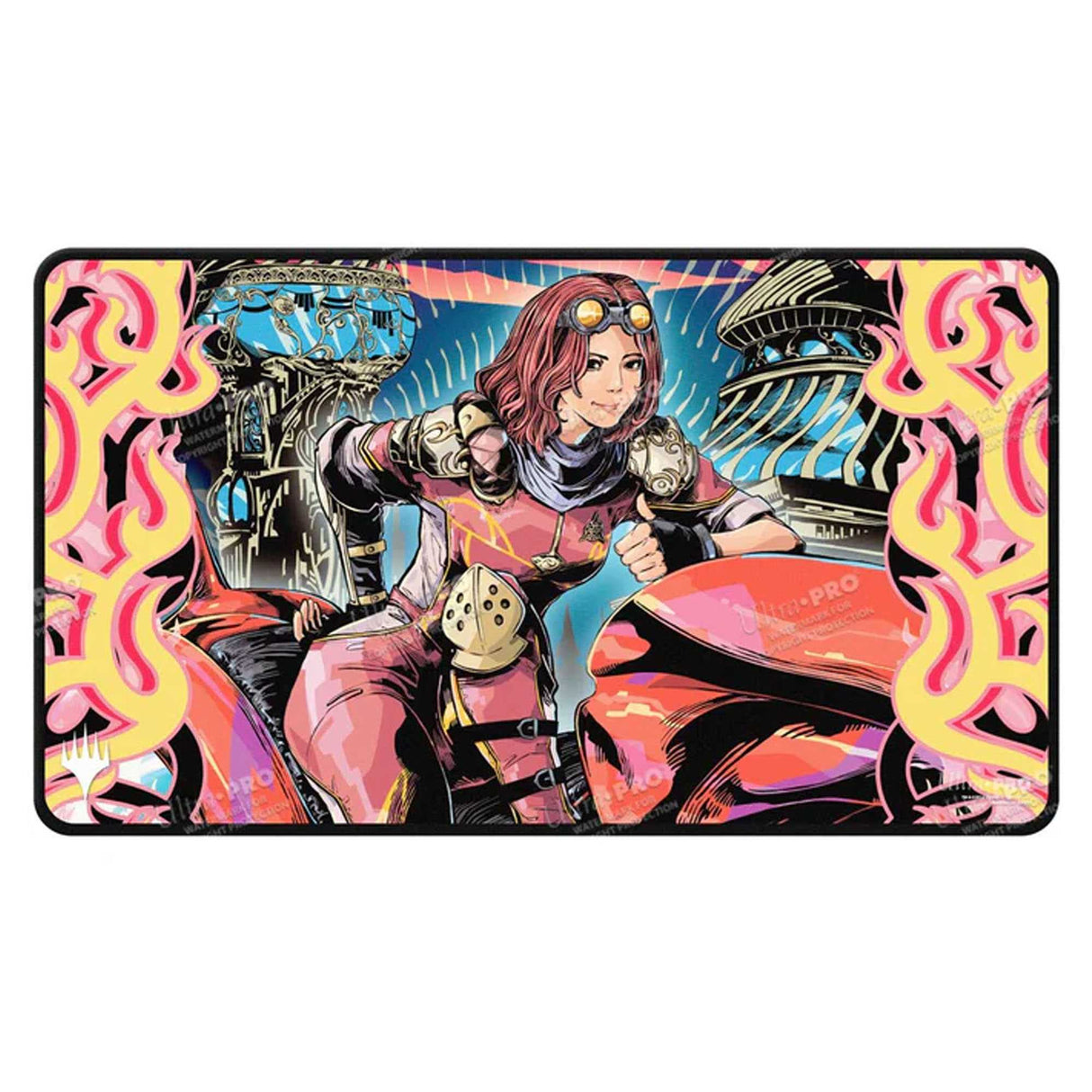 Magic: The Gathering - 2025 Multiplanar Race Set Black Stitched Playmat Variant Art PW