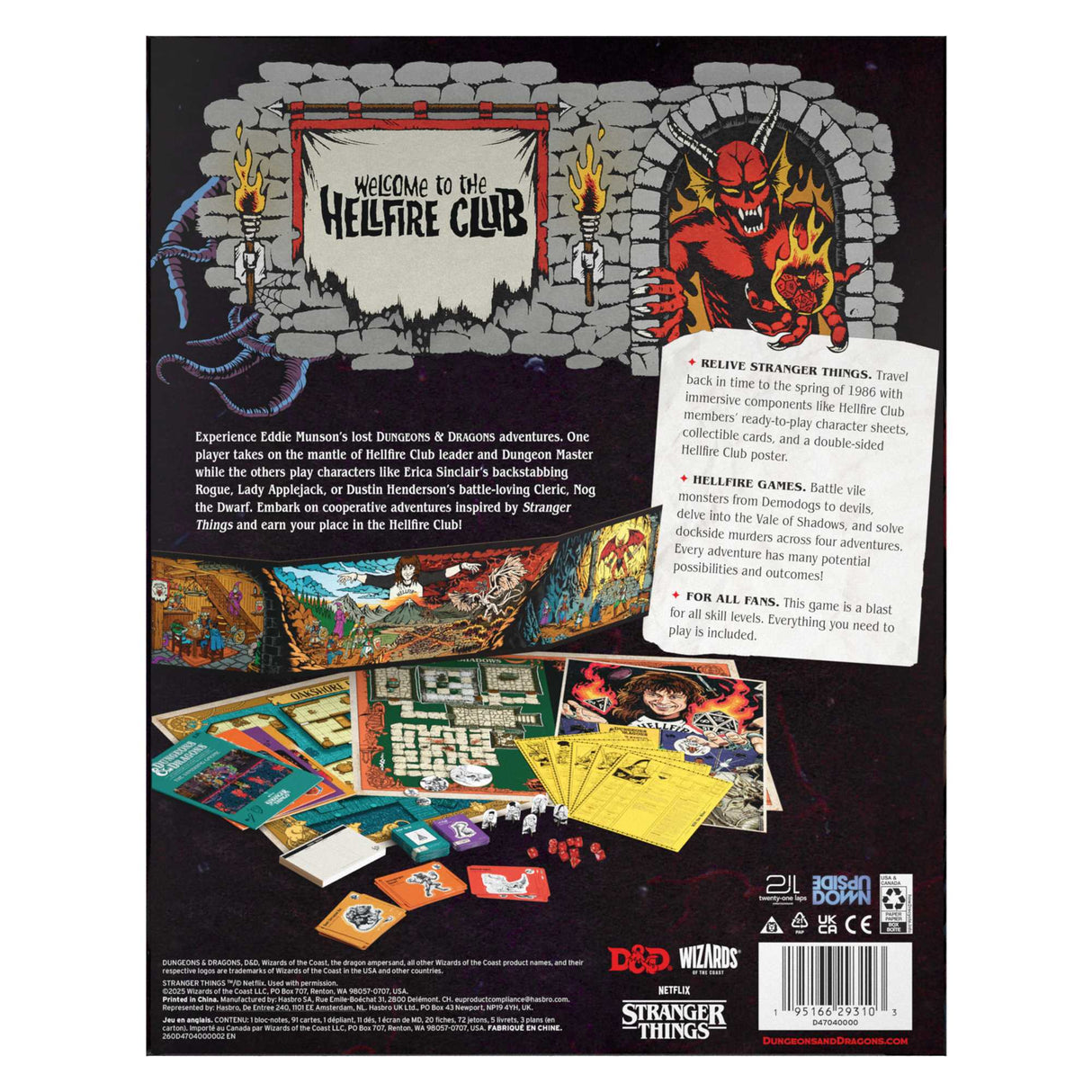 Dungeons & Dragons: Stranger Things Welcome to the Hellfire Club
