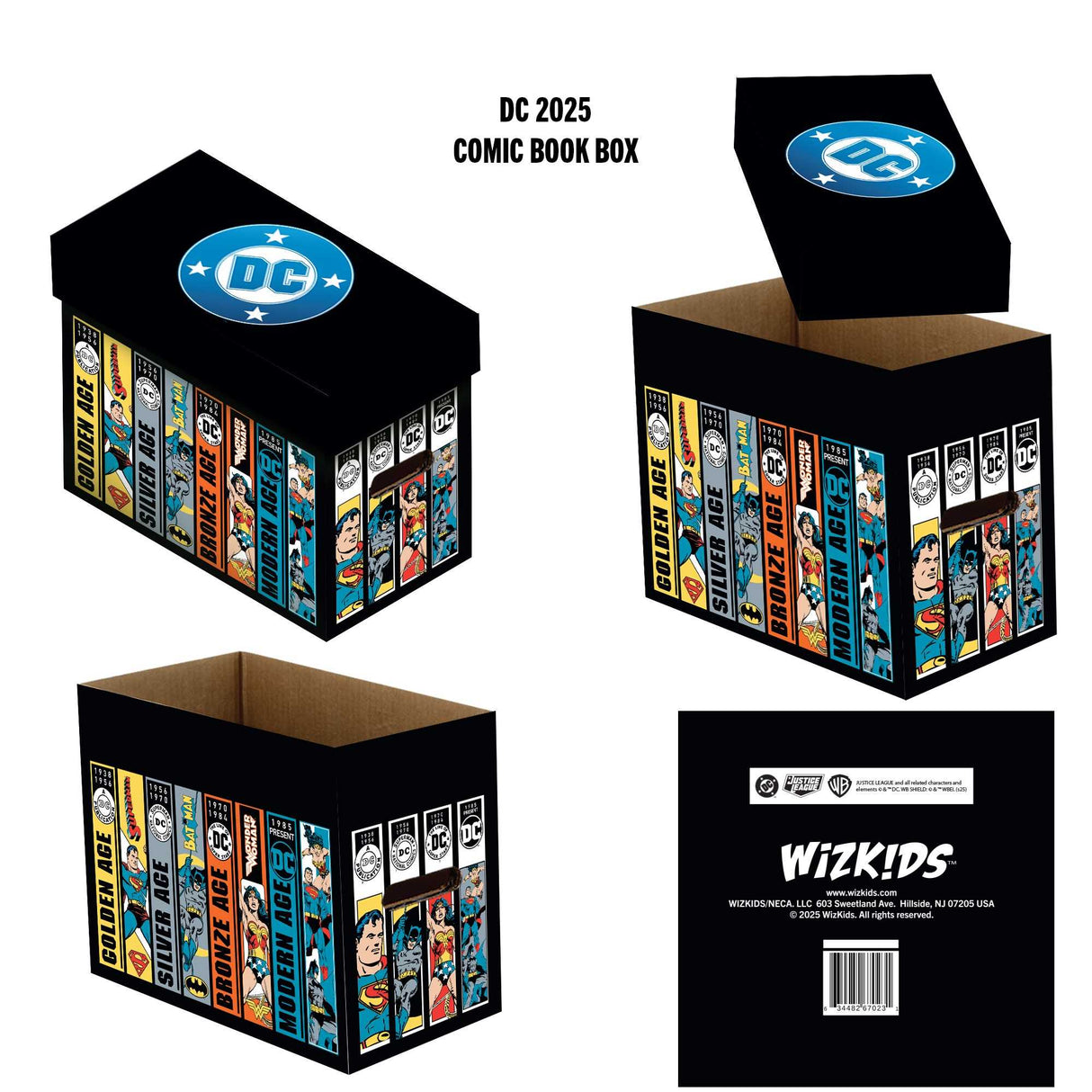 DC Short Comic Book Storage Box: Comic Shop Box
