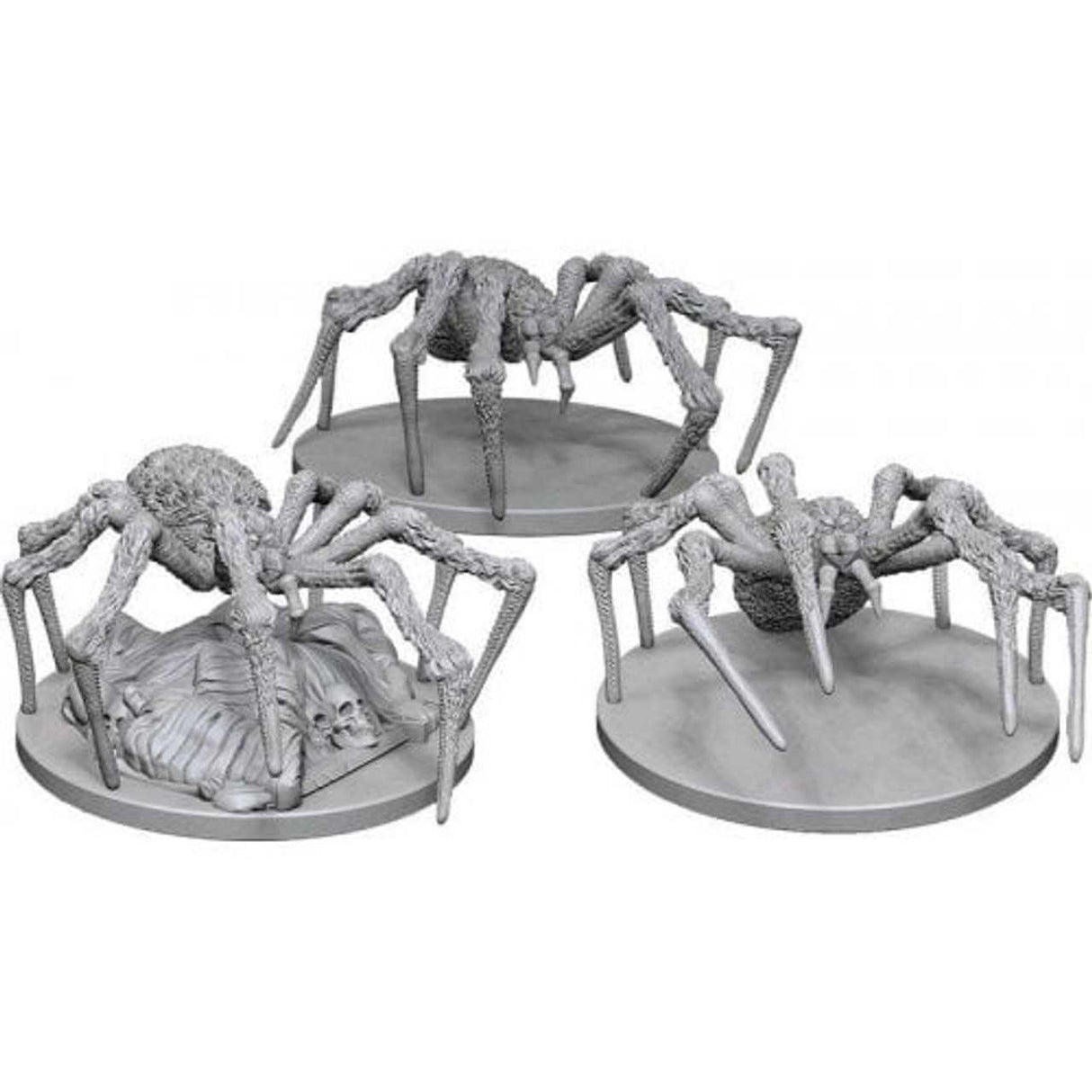 D&D Unpainted Miniatures: Spiders
