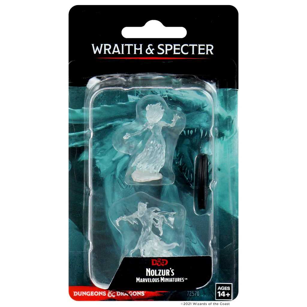 D&D Unpainted Miniatures: Wraith and Specter