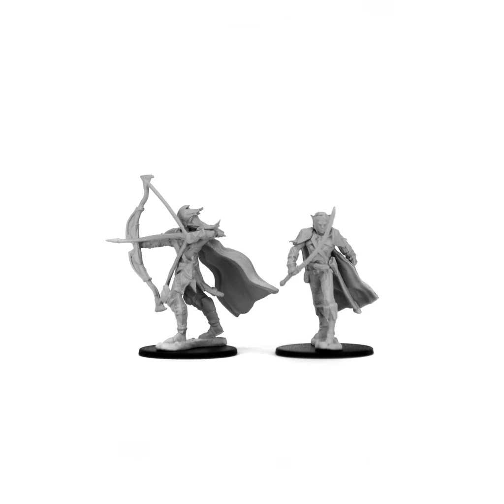 Pathfinder Deep Cuts Unpainted Miniatures: Elf Male Fighter