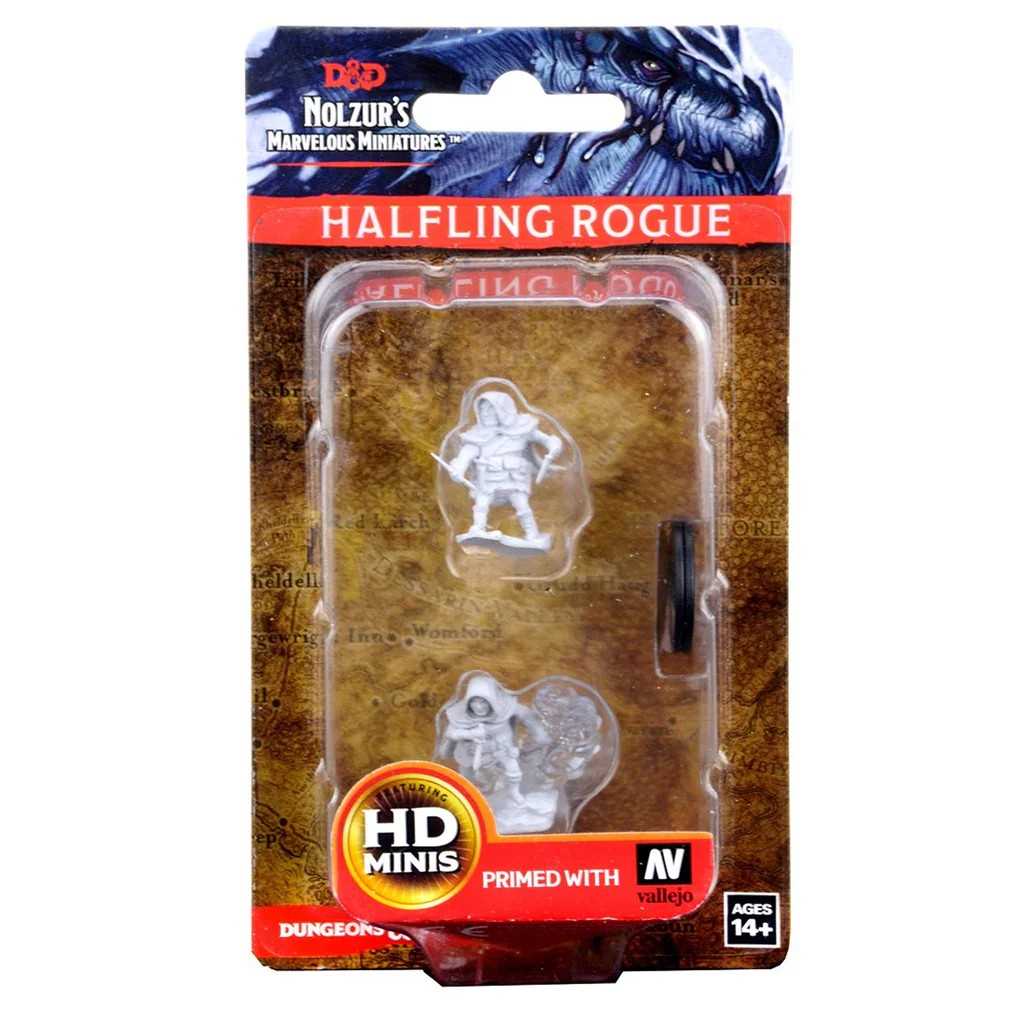 D&D Unpainted Miniatures: Halfling Male Rogue