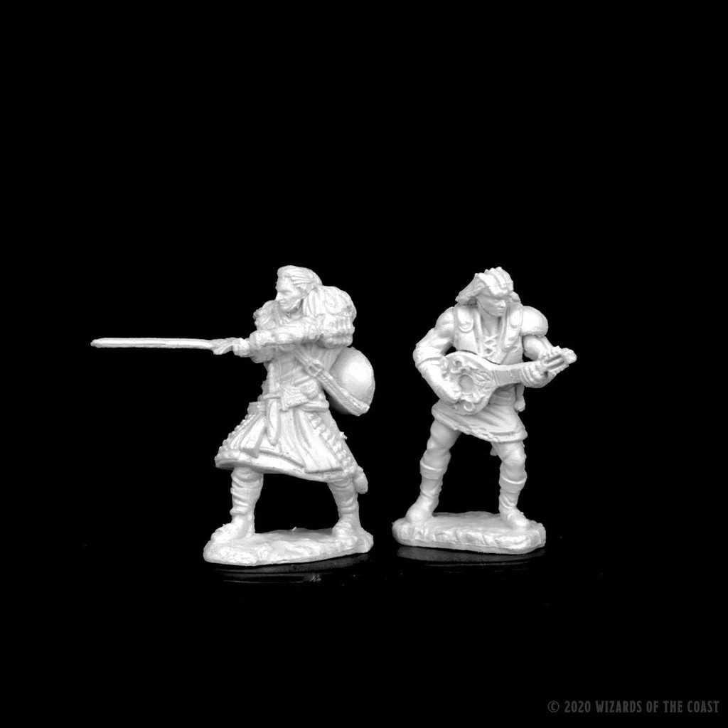 D&D Unpainted Miniatures: Human Male Bard