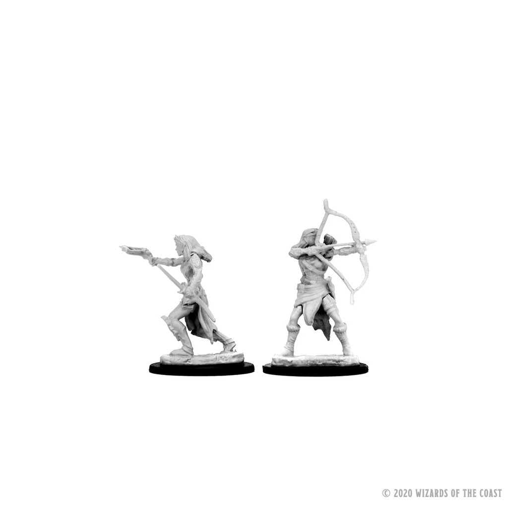 D&D Unpainted Miniatures: Elf Female Ranger
