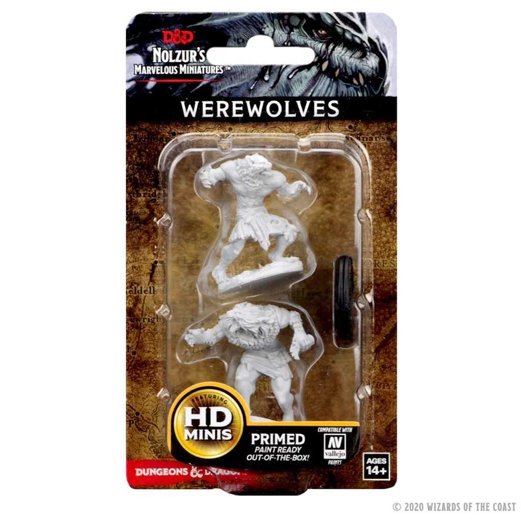 D&D Unpainted Miniatures: Werewolves