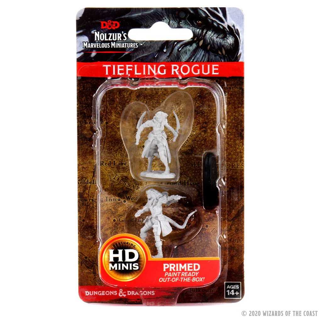 D&D Unpainted Miniatures: Tiefling Female Rogue