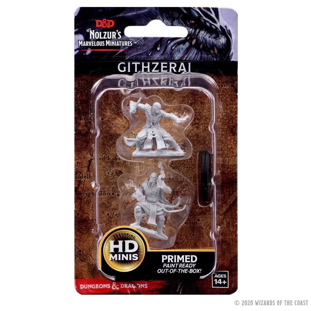 D&D Unpainted Miniatures: Githzerai