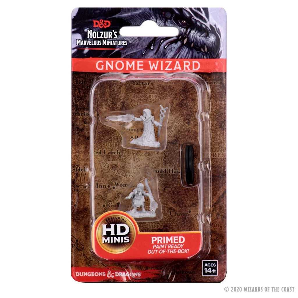 D&D Unpainted Miniatures: Female Gnome Wizard