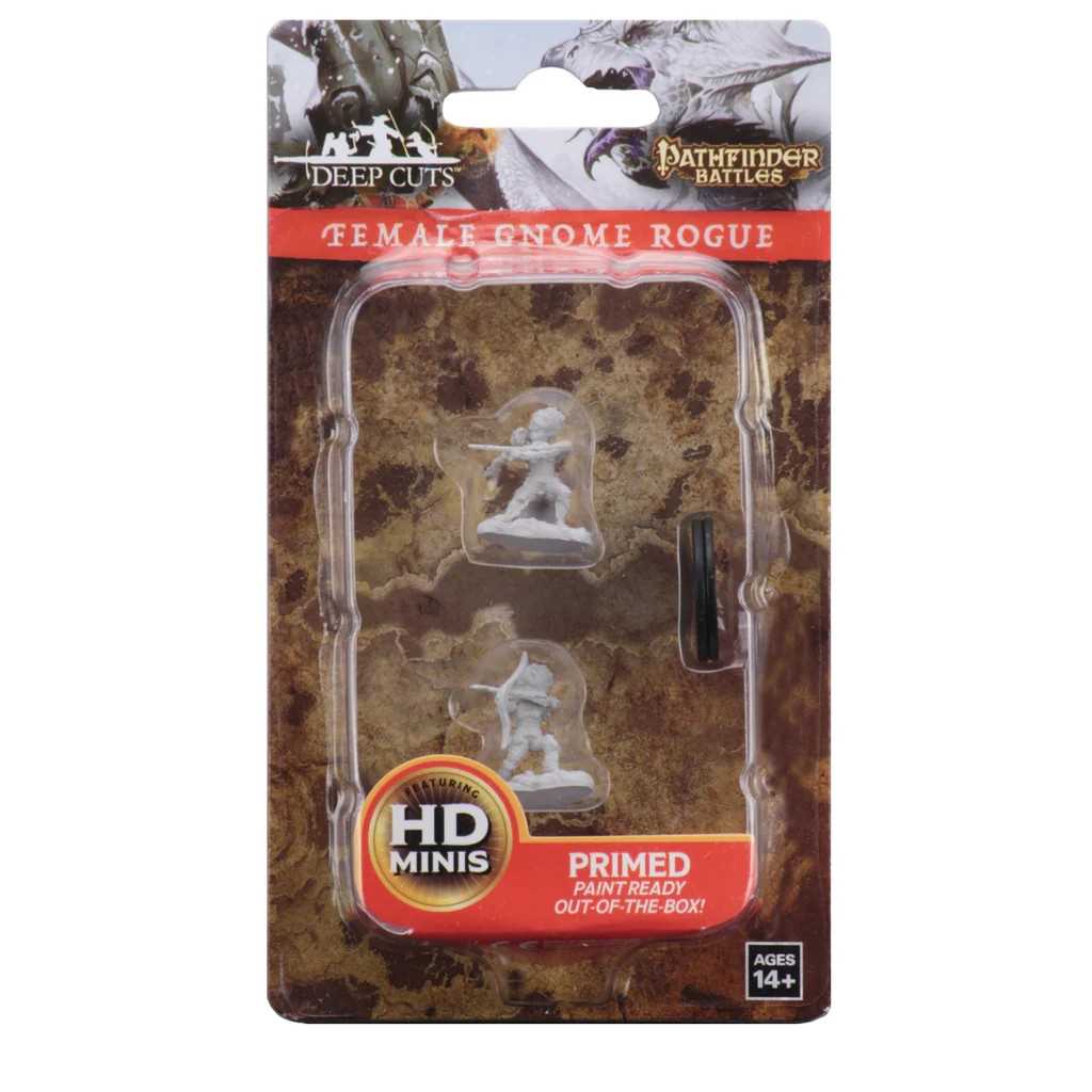 Pathfinder Deep Cuts Unpainted Miniatures: Female Gnome Rogue