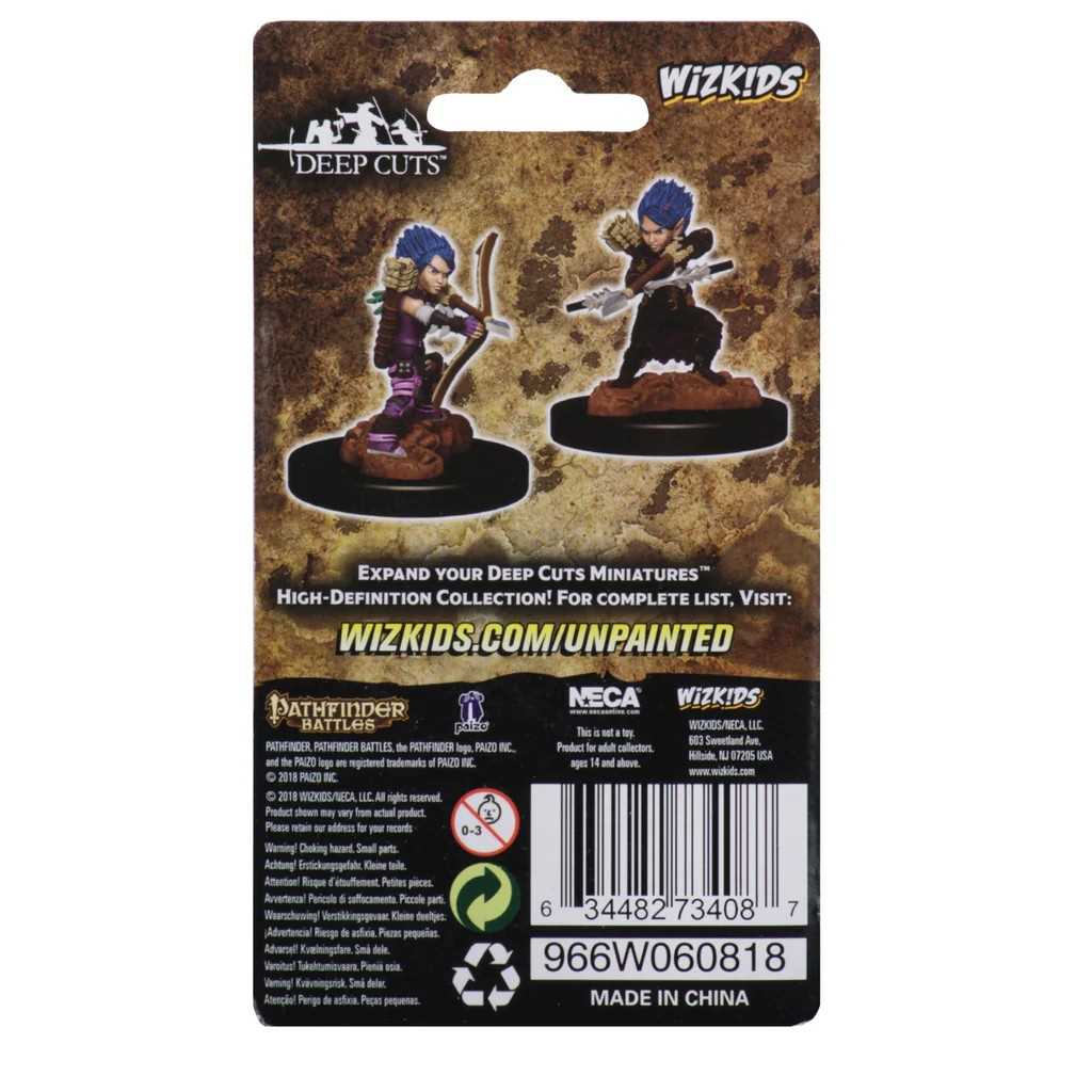 Pathfinder Deep Cuts Unpainted Miniatures: Female Gnome Rogue