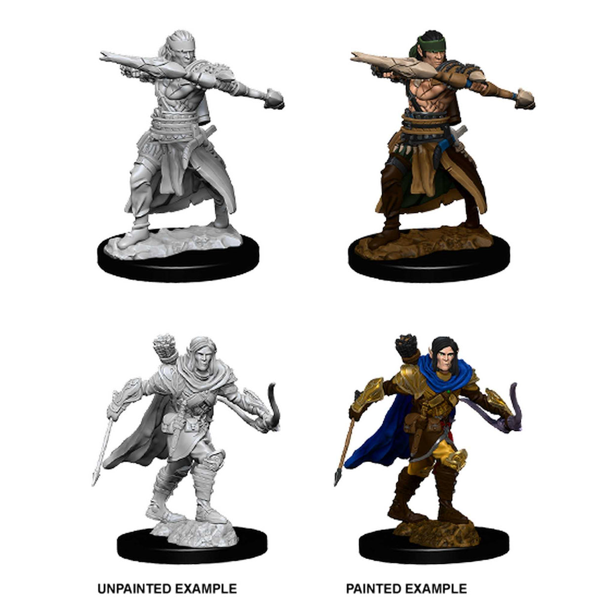 Pathfinder Battles Deep Cuts Unpainted Miniatures: Male Half-Elf Ranger