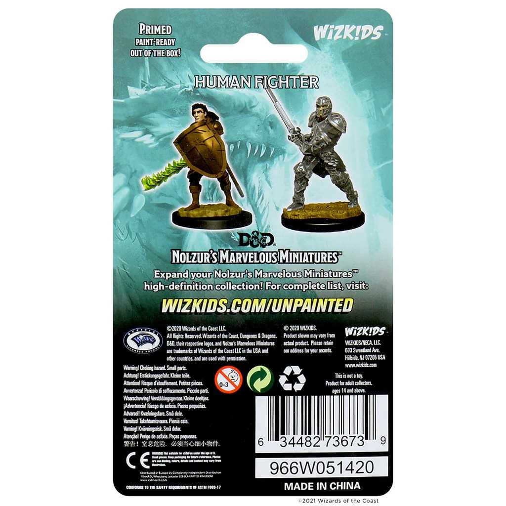 D&D Nolzur's Marvelous Unpainted Miniatures: Male Human Fighter