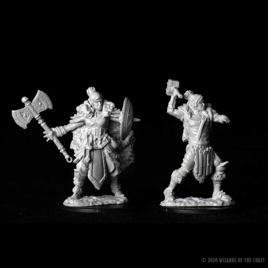 D&D Nolzur's Marvelous Unpainted Miniatures: Female Half-Orc Barbarian