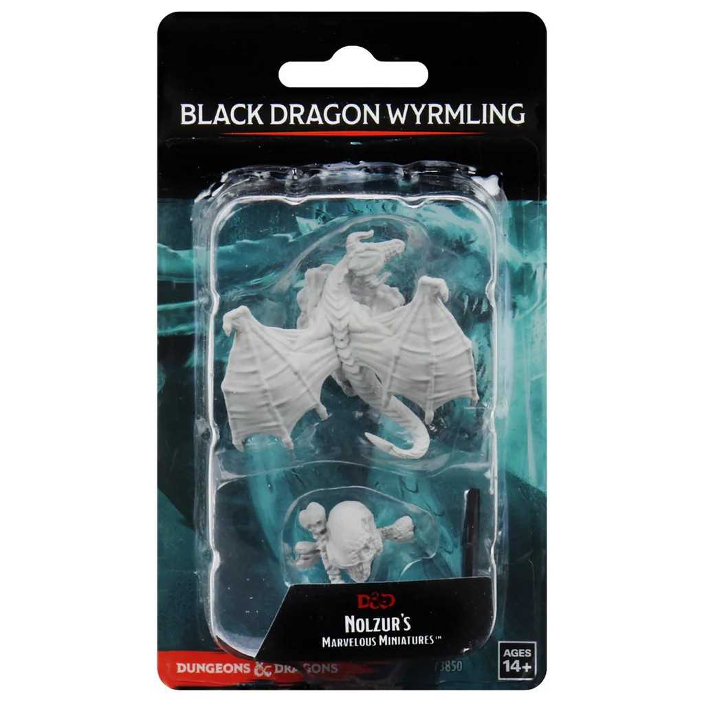 D&D Nolzur's Marvelous Unpainted Miniatures: Black Dragon Wyrmling