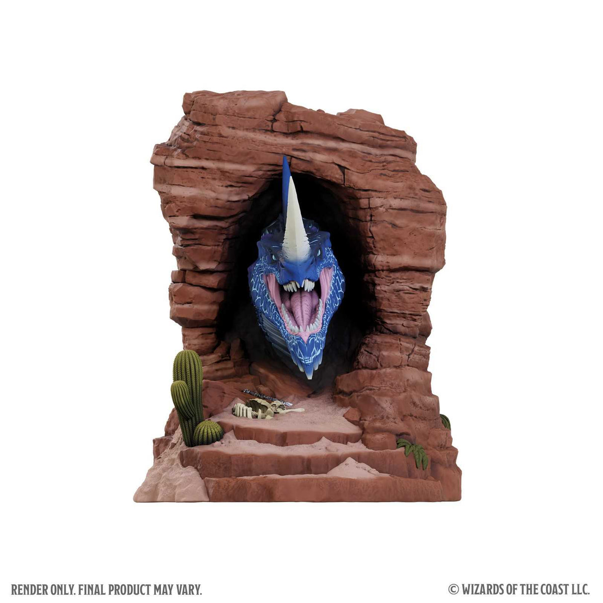 D&D Bookend: Blue Dragon