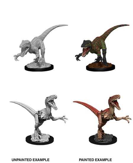WizKids Deep Cuts Unpainted Miniatures: Raptors