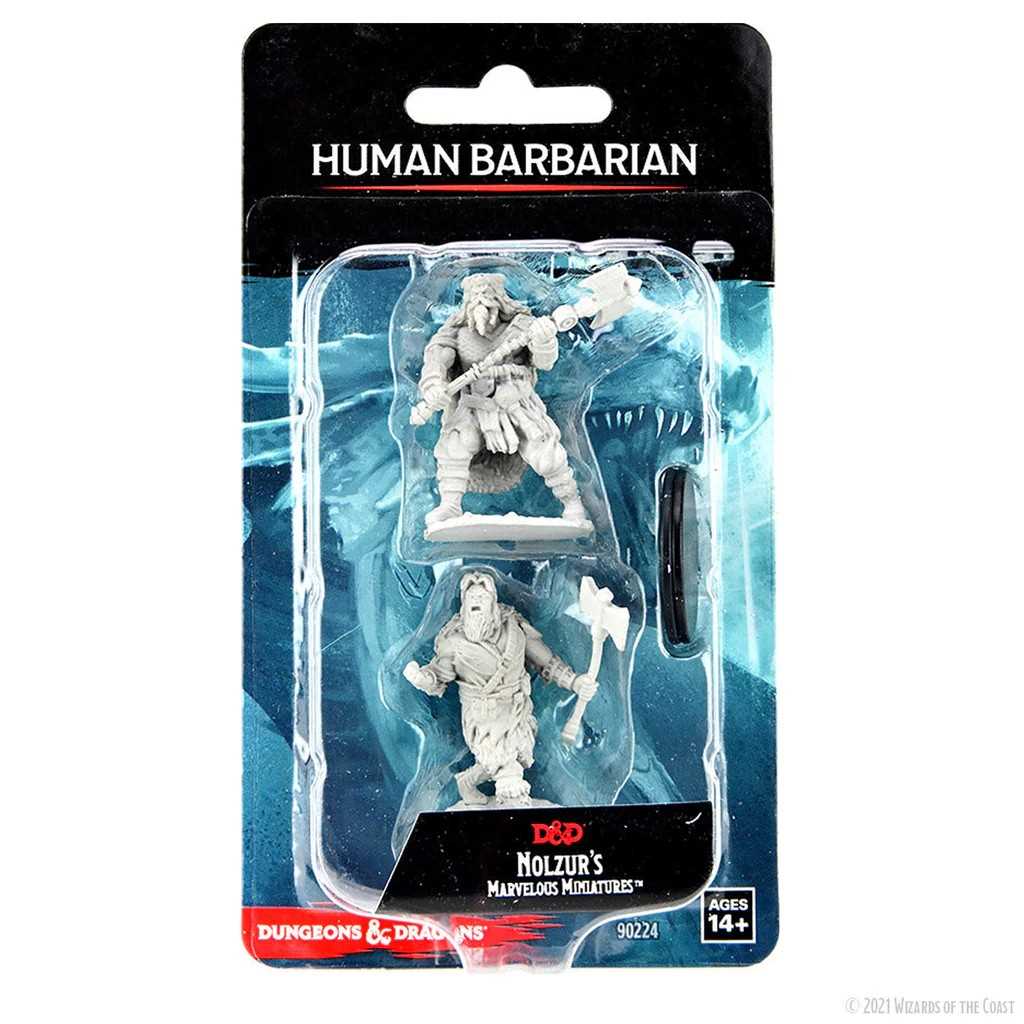 D&D Nolzur's Marvelous Miniatures: Human Barbarian Male