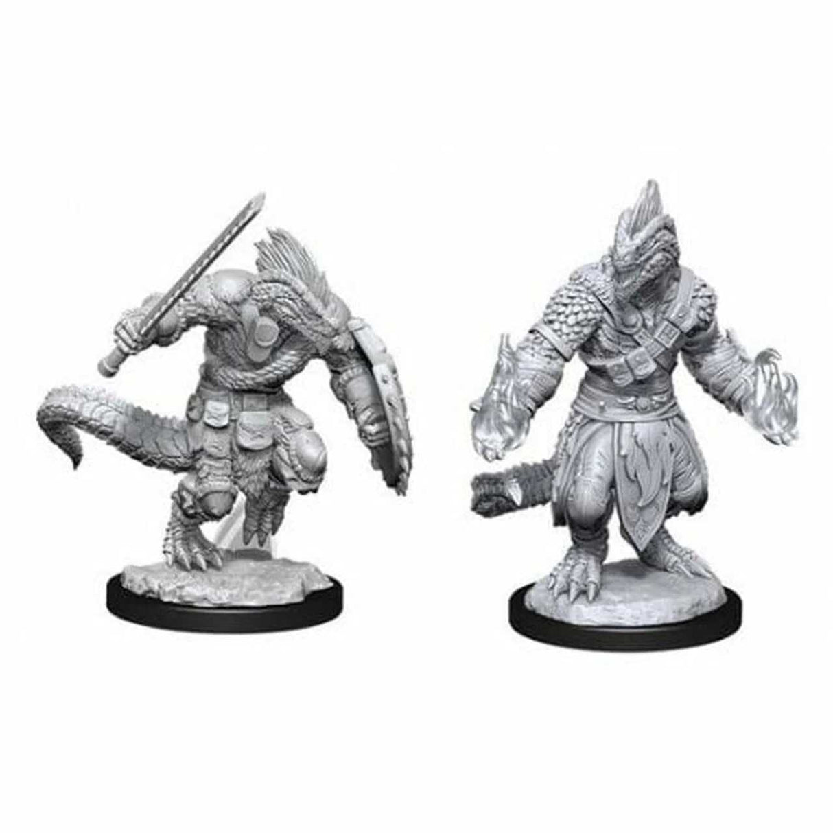 D&D Nolzur's Marvelous Miniatures: Lizardfolk Barbarian & Lizardfolk Cleric