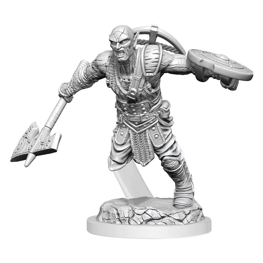 D&D Nolzur's Marvelous Unpainted Miniatures: Earth Genasi Fighter