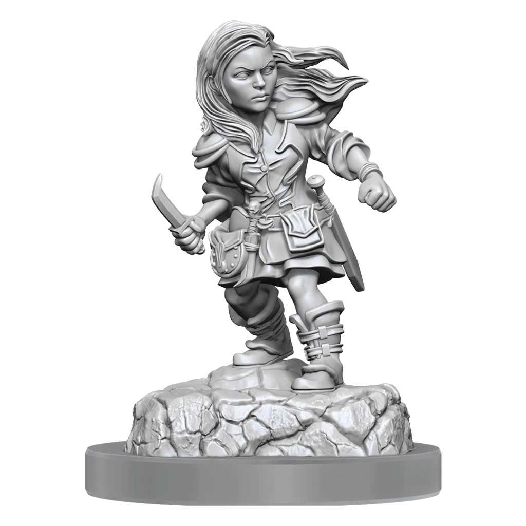 D&D Nolzur's Marvelous Unpainted Miniatures: Halfling Rogue Female