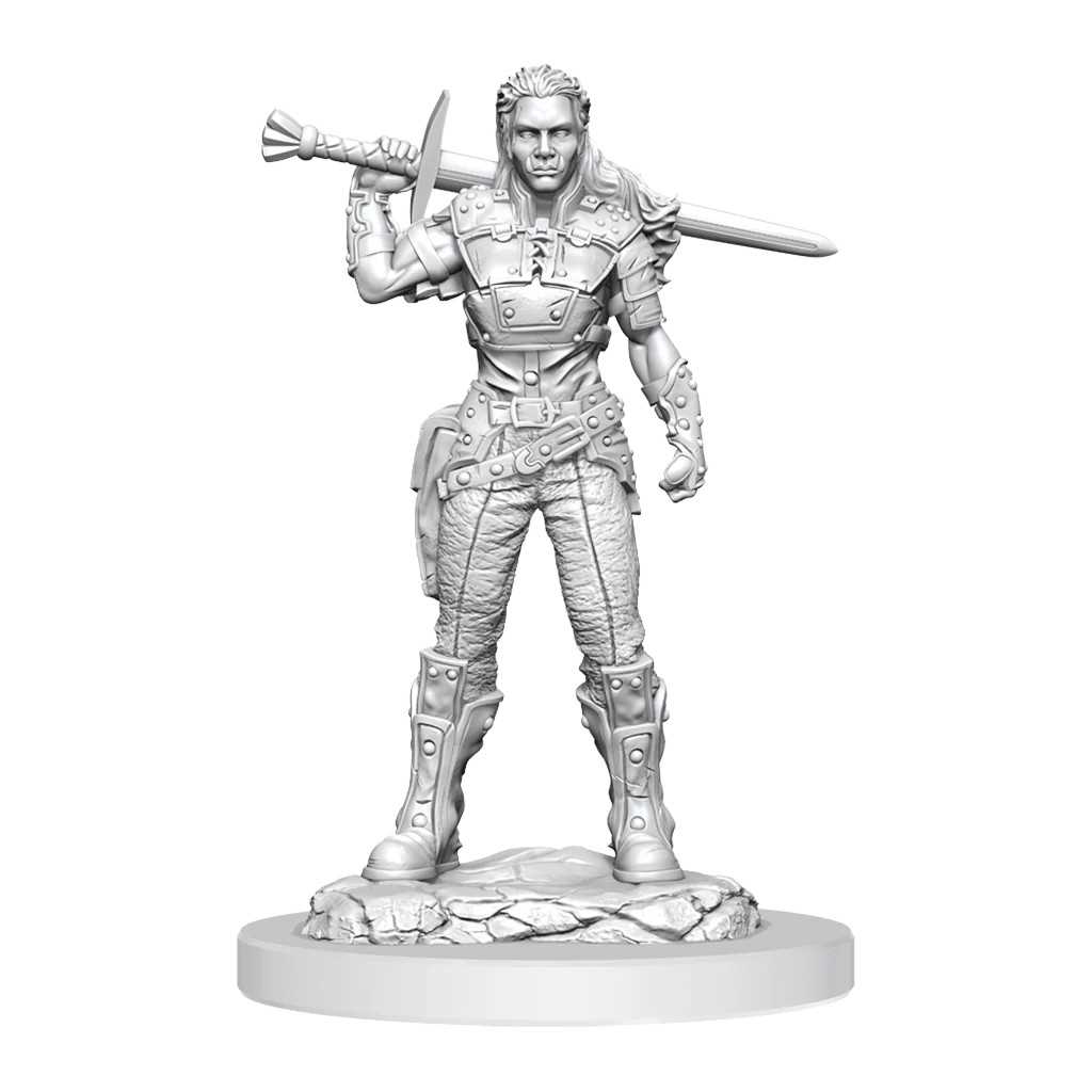 D&D Nolzur's Marvelous Unpainted Miniatures: Orc Fighter Female