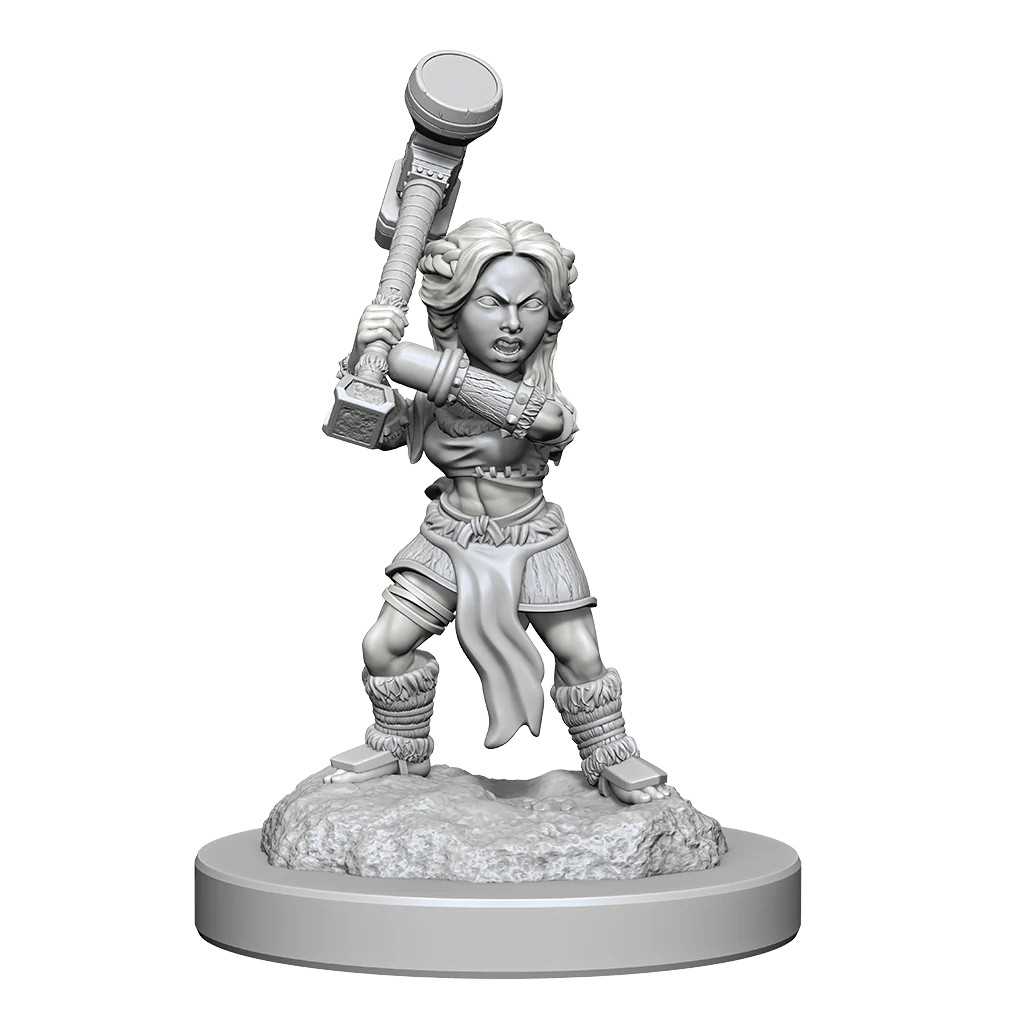 D&D Nolzur's Marvelous Unpainted Miniatures: Halfling Barbarians