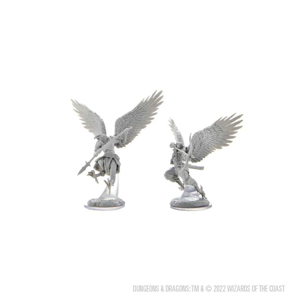 D&D Nolzur's Marvelous Unpainted Miniatures: Aarakocra Fighters