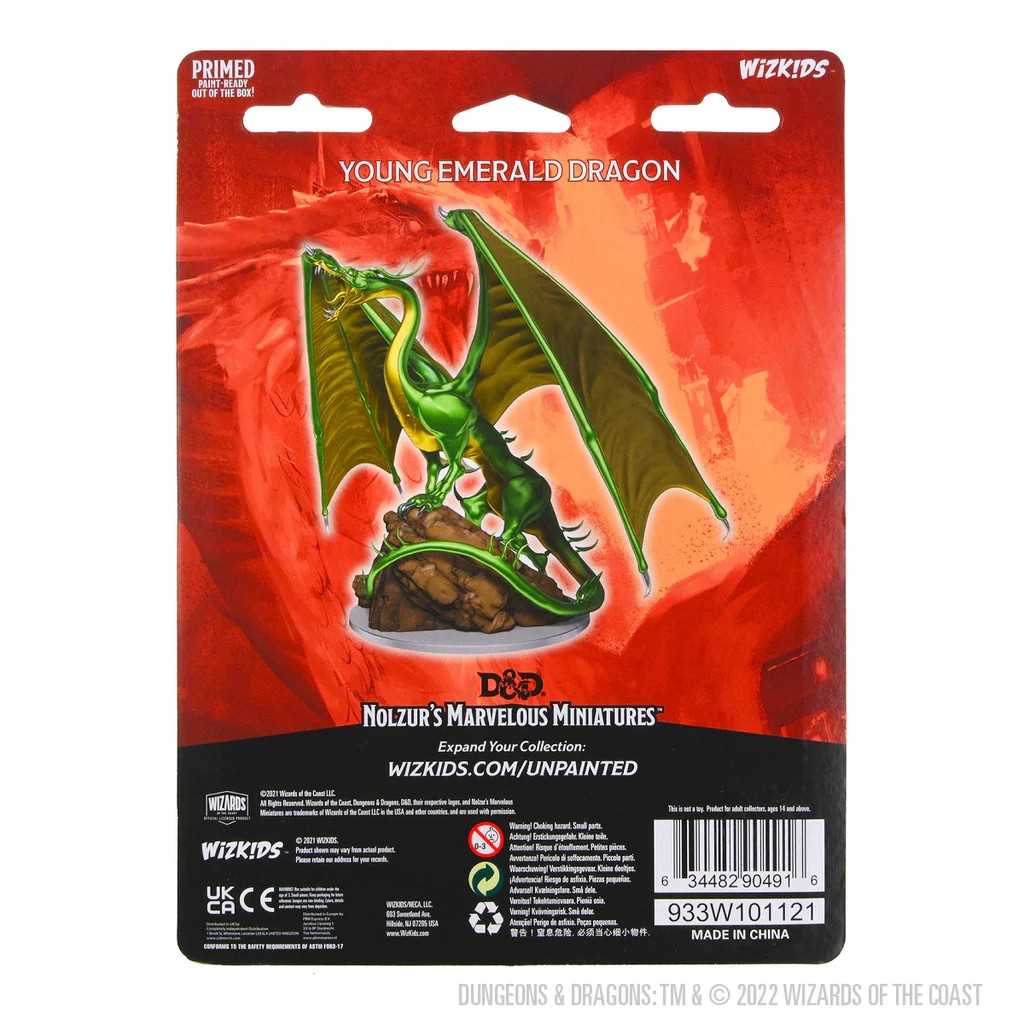 D&D Nolzur's Marvelous Unpainted Miniatures: Young Emerald Dragon